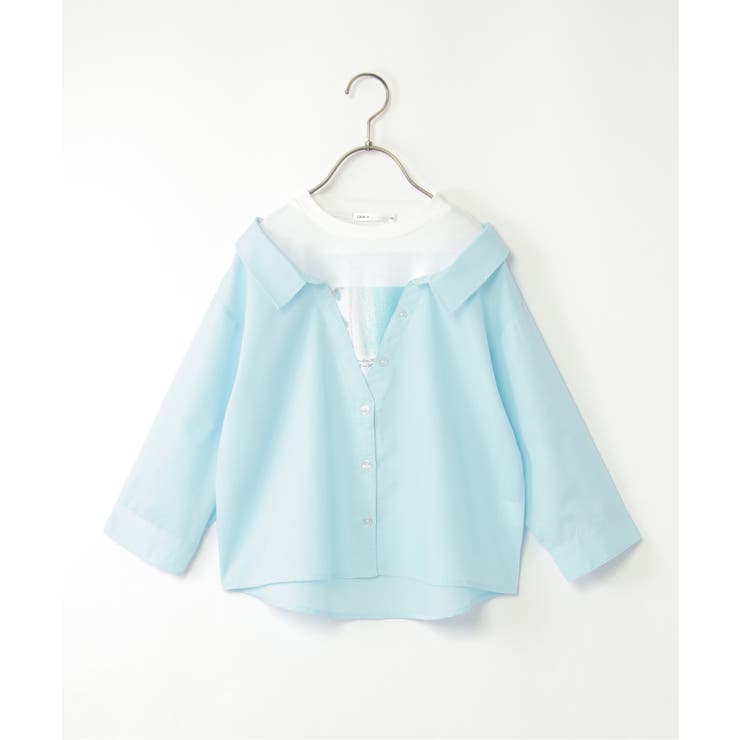 【親子コーデ】フォトTドッキングブラウス（120~160cm） | ikka  | 詳細画像7 