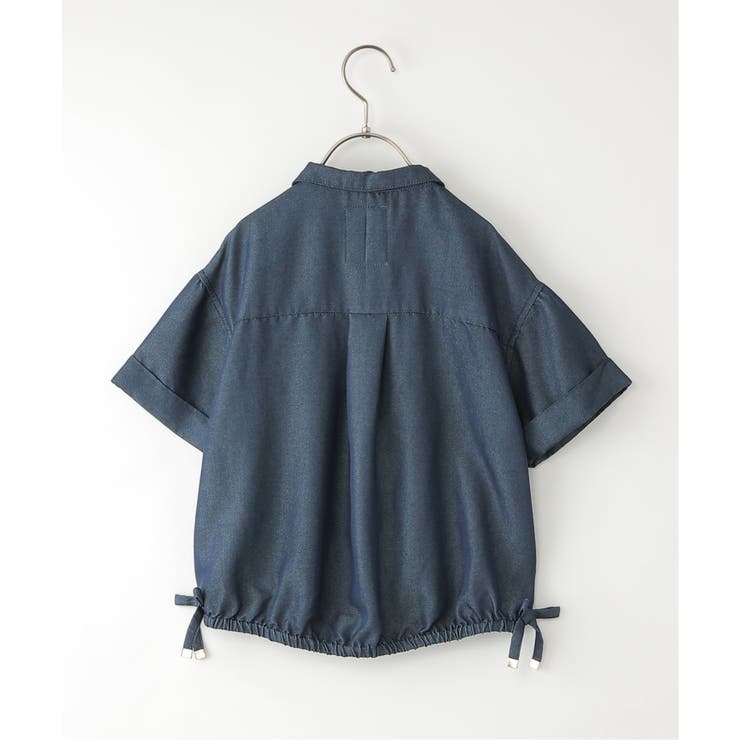 【親子コーデ】 裾シャーリングシャツ (110cm~160cm) | ikka  | 詳細画像9 