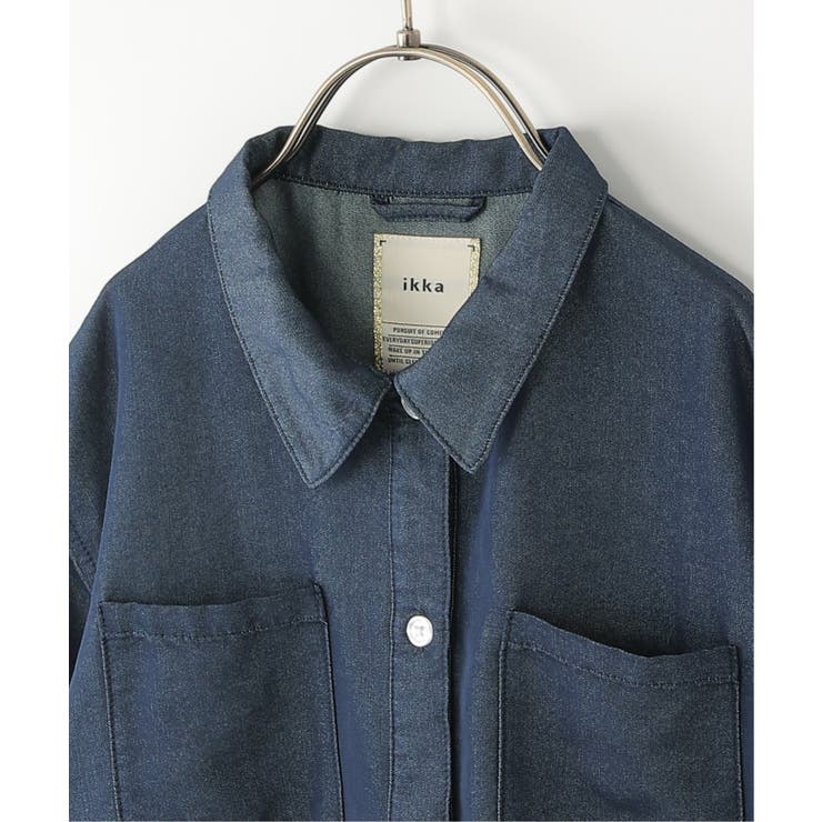 【親子コーデ】 裾シャーリングシャツ (110cm~160cm) | ikka  | 詳細画像12 