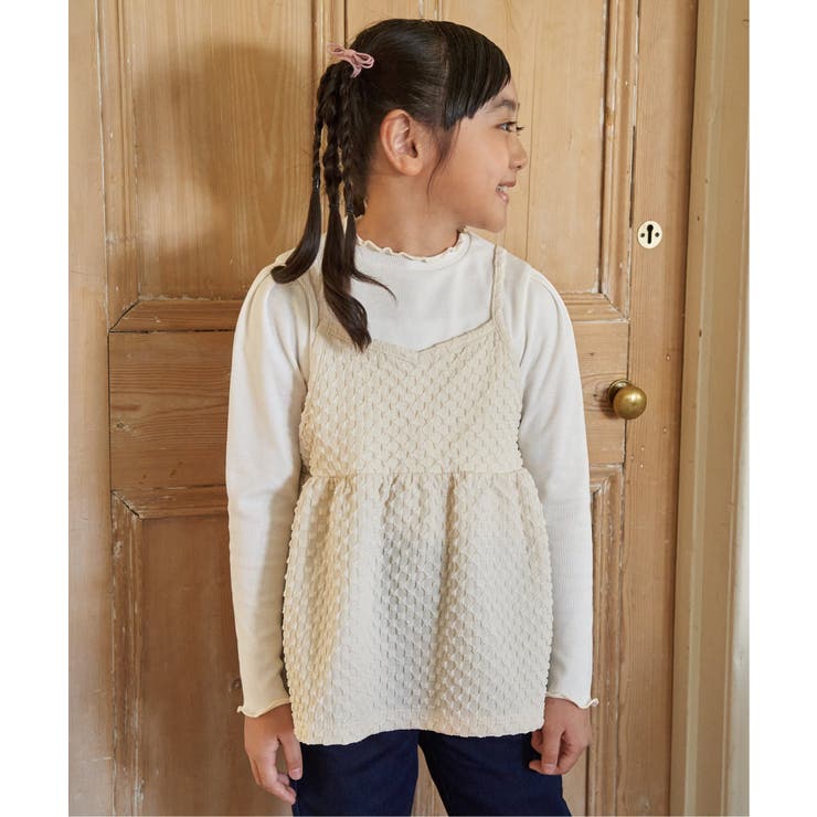 フクレジャカードキャミドッキングロンT（120~160cm）【WEB限定カラー展… | ikka  | 詳細画像20 