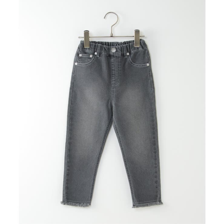 キッズ】フリンジデニムストレッチパンツ（120~160cm）[品番  