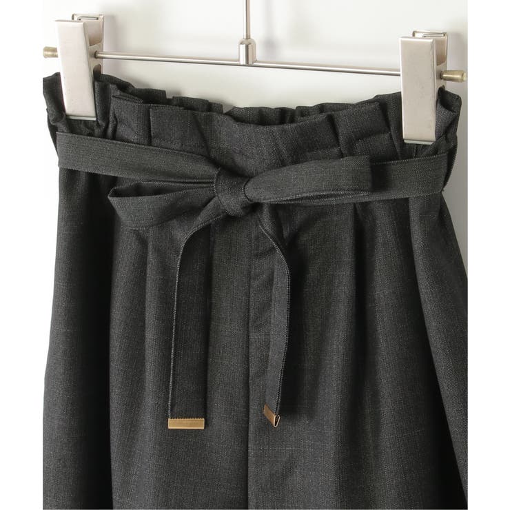 【メディア紹介商品】TRベルト付きタックワイドパンツ（120~160cm） | ikka  | 詳細画像10 