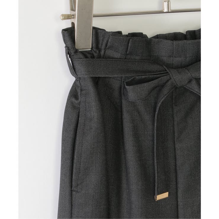 【メディア紹介商品】TRベルト付きタックワイドパンツ（120~160cm） | ikka  | 詳細画像12 