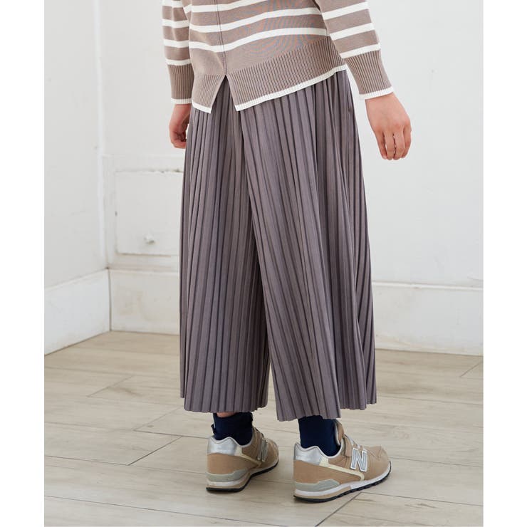 【親子コーデ】スエード風プリーツパンツ（120~160cm） | ikka  | 詳細画像3 