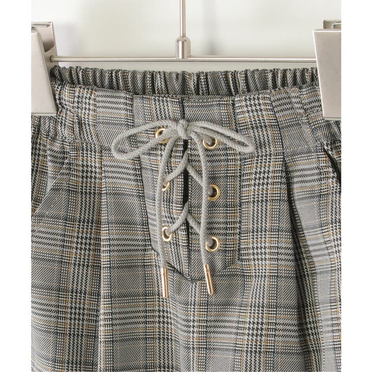 レースアップワイドパンツ（120~160cm） | ikka  | 詳細画像21 