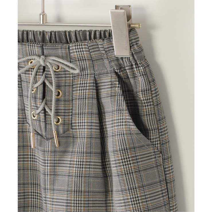 レースアップワイドパンツ（120~160cm） | ikka  | 詳細画像22 