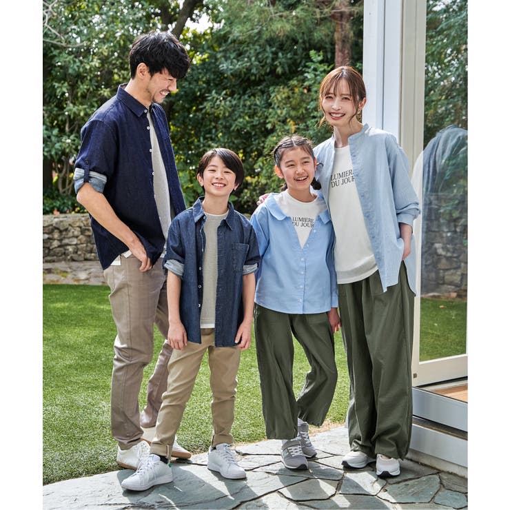 【親子コーデ】ドライテックベイカーパンツ（120~160cm）【接触冷感 速乾】 | ikka  | 詳細画像9 