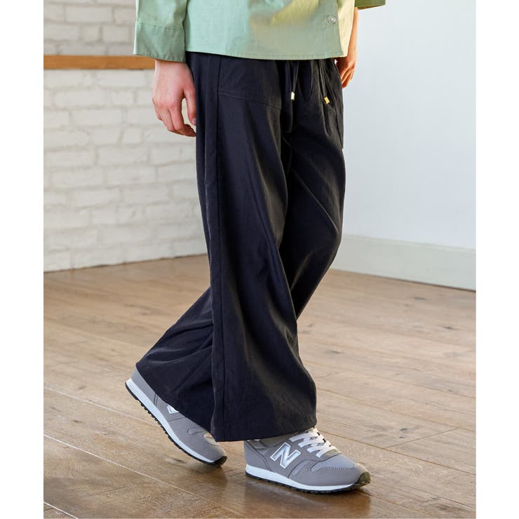 【親子コーデ】ドライテックベイカーパンツ（120~160cm）【接触冷感 速乾】 | ikka  | 詳細画像12 