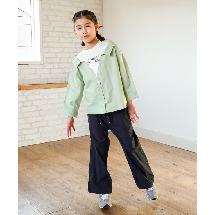 【親子コーデ】ドライテックベイカーパンツ（120~160cm）【接触冷感 速乾】 | ikka  | 詳細画像13 