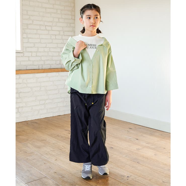 【親子コーデ】ドライテックベイカーパンツ（120~160cm）【接触冷感 速乾】 | ikka  | 詳細画像14 