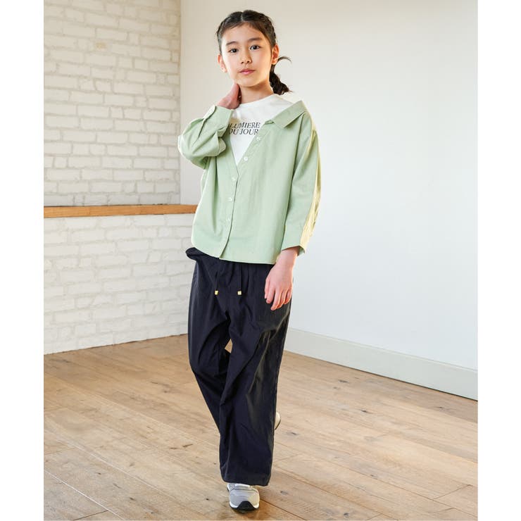 【親子コーデ】ドライテックベイカーパンツ（120~160cm）【接触冷感 速乾】 | ikka  | 詳細画像15 