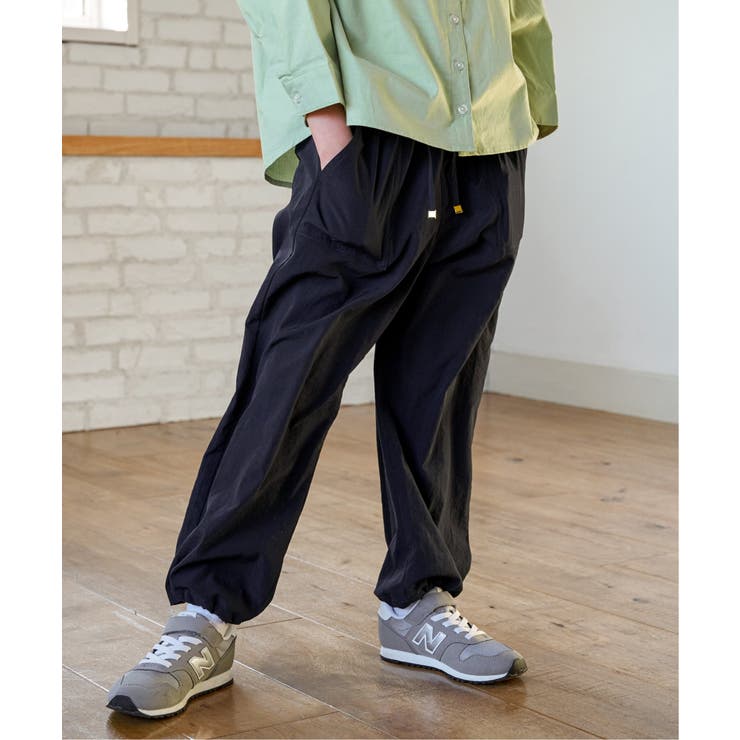 ネイビーブルー | 【親子コーデ】ドライテックベイカーパンツ（120~160cm）【接触冷感 速乾】 | ikka 