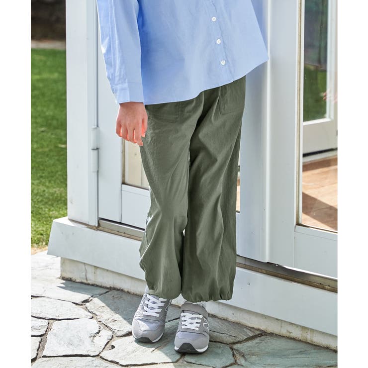 【親子コーデ】ドライテックベイカーパンツ（120~160cm）【接触冷感 速乾】 | ikka  | 詳細画像3 