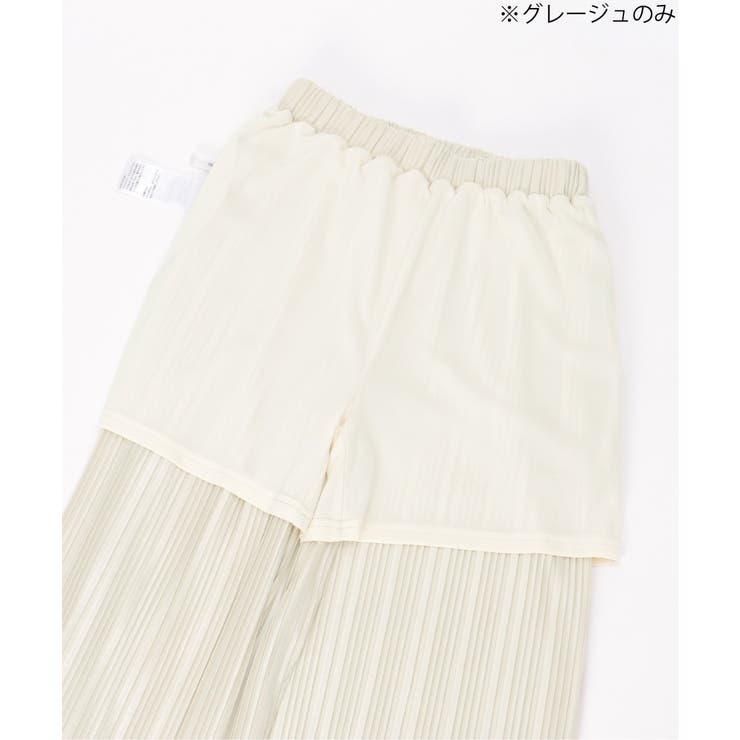 【親子コーデ】カットプリーツワイドパンツ（120~160cm） | ikka  | 詳細画像21 