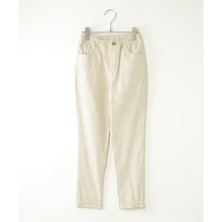 オフホワイト | 【親子コーデ】GOKU楽パンツ スーパーストレッチ （120~160cm） | ikka 