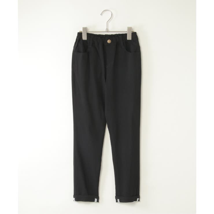 ブラック | 【親子コーデ】GOKU楽パンツ スーパーストレッチ （120~160cm） | ikka 