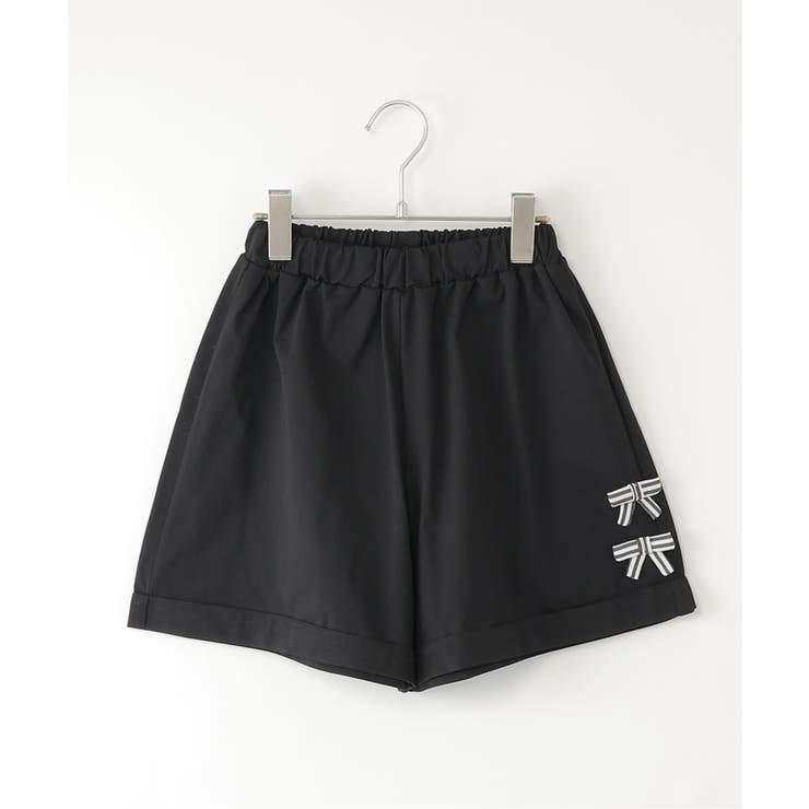 セットアップ対応】冷感メッシュリボンキュロットパンツ（120~160cm