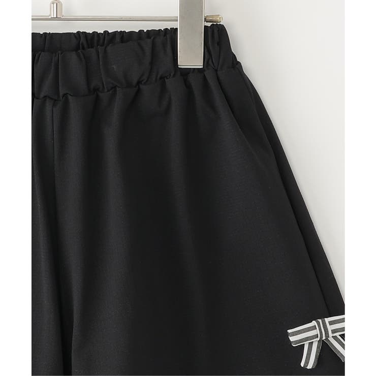 【セットアップ対応】冷感メッシュリボンキュロットパンツ（120~160cm） | ikka  | 詳細画像4 