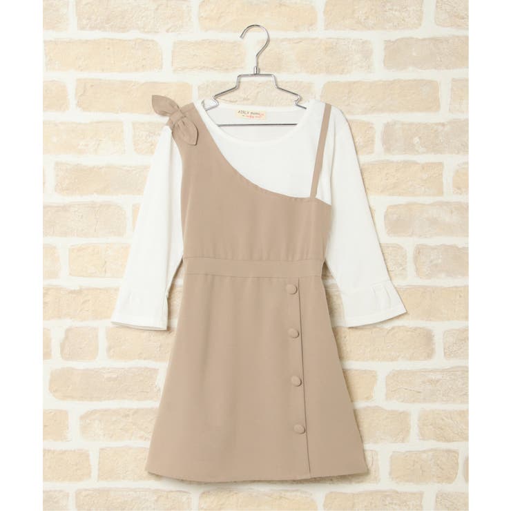 キッズ アシンメトリートレンチドッキングワンピース 1 160cm 品番 Ikaw Ikka イッカ のキッズ ファッション通販 Shoplist ショップリスト