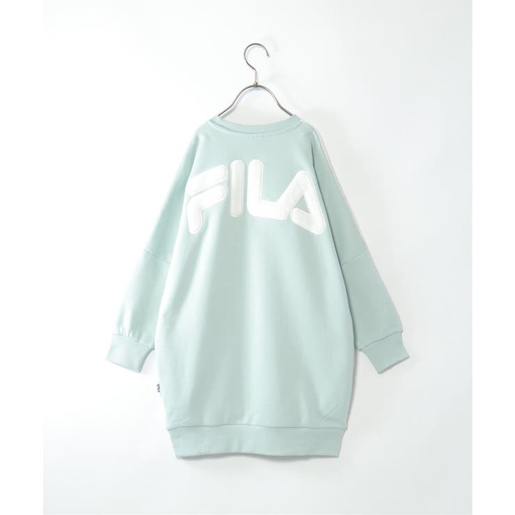 ワンピース FILA フィラ ボアロゴワンピース（130~160cm） - 子ども服