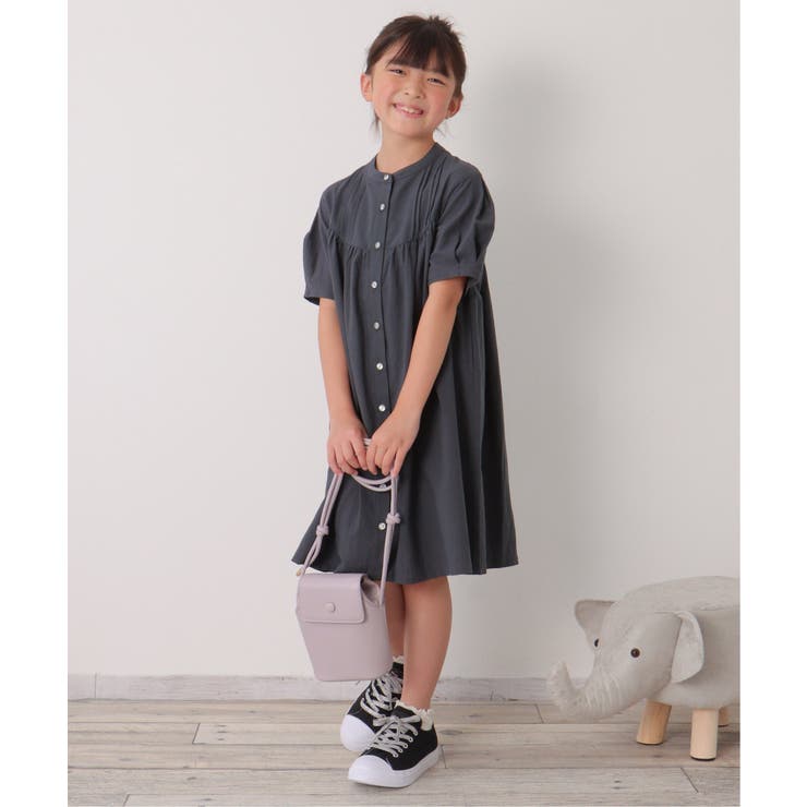 【親子コーデ】前開き2wayワンピース（120~160cm） | ikka  | 詳細画像2 