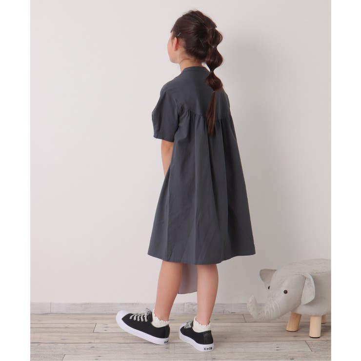 【親子コーデ】前開き2wayワンピース（120~160cm） | ikka  | 詳細画像4 