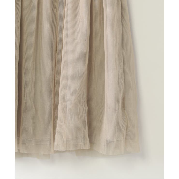 チュールスカートドッキングワンピース（120~160cm） | ikka  | 詳細画像13 