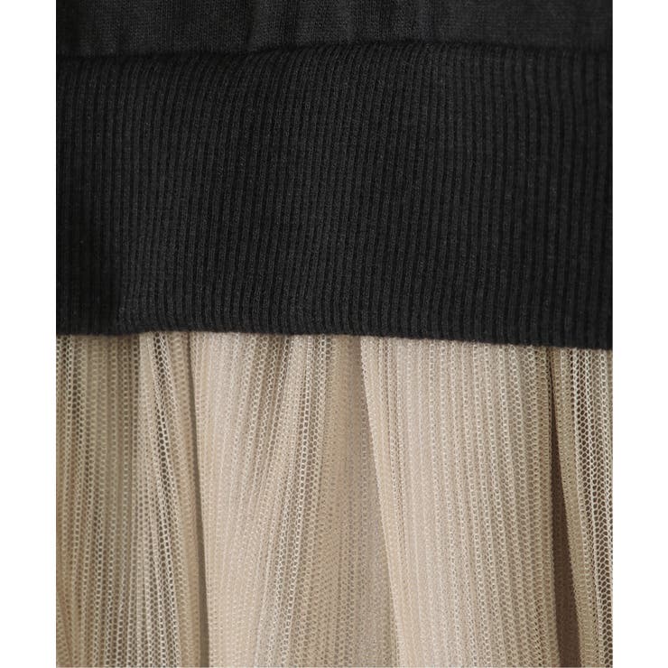 チュールスカートドッキングワンピース（120~160cm） | ikka  | 詳細画像16 