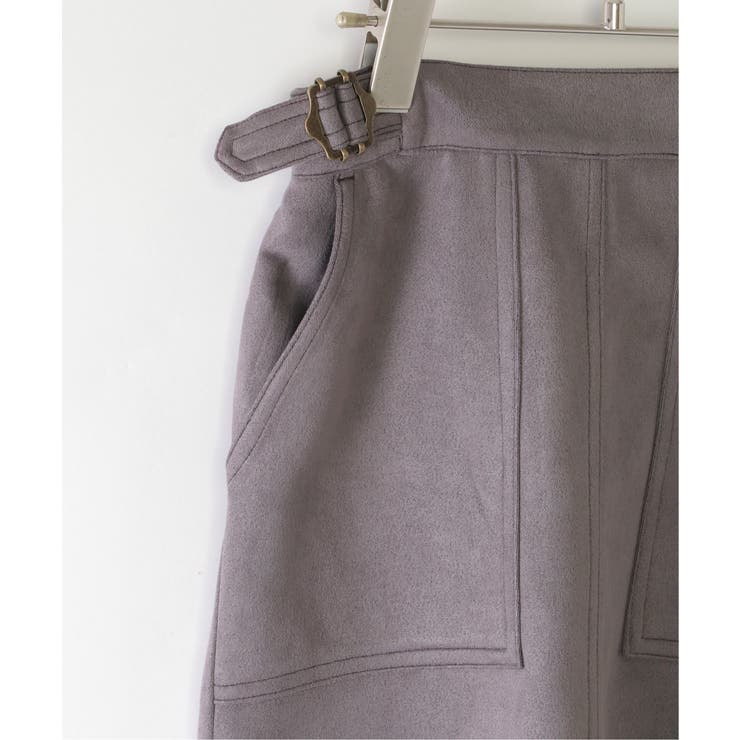 フェイクスエードベイカーロングスカート（120~160cm） | ikka  | 詳細画像6 