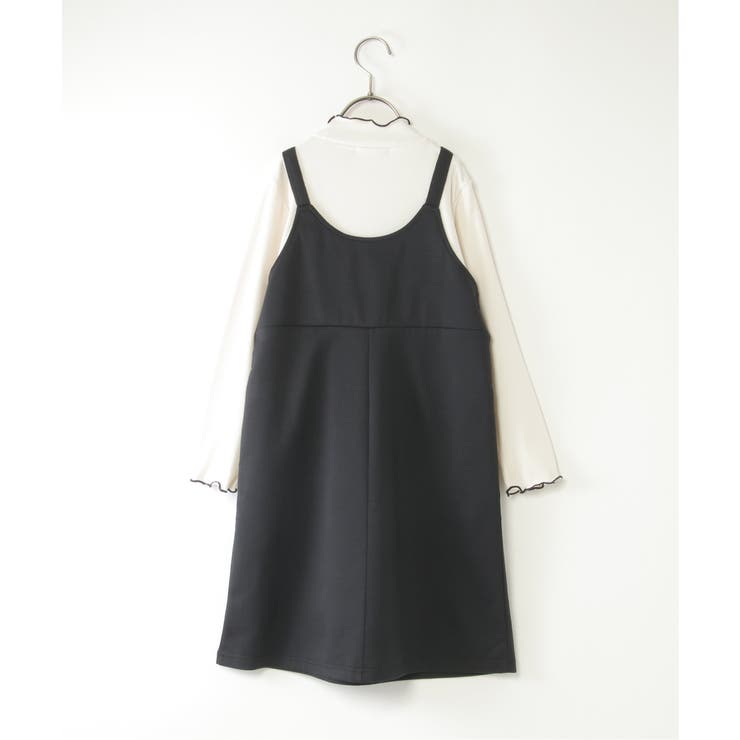 【親子コーデ】ポンチジャンスカドッキングワンピース（120~160cm） | ikka  | 詳細画像2 