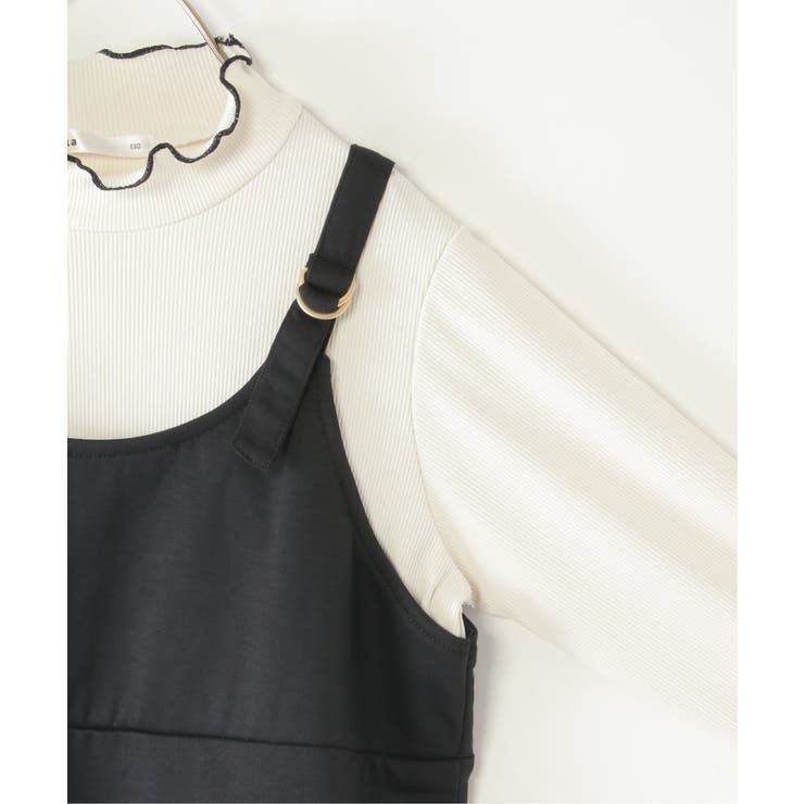 【親子コーデ】ポンチジャンスカドッキングワンピース（120~160cm） | ikka  | 詳細画像3 