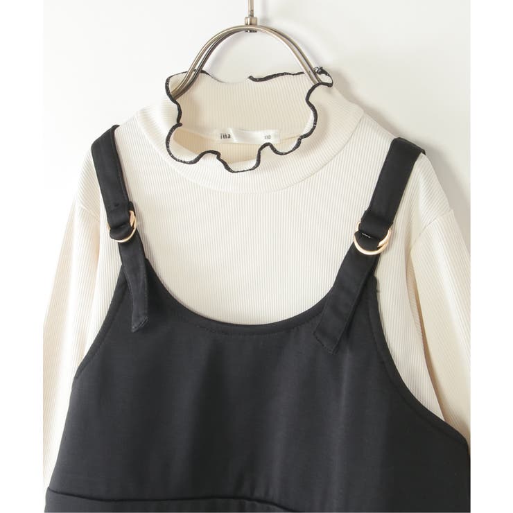 【親子コーデ】ポンチジャンスカドッキングワンピース（120~160cm） | ikka  | 詳細画像6 