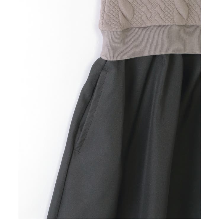 フクレジャカードドッキングスカートワンピース（120~160cm） | ikka  | 詳細画像8 