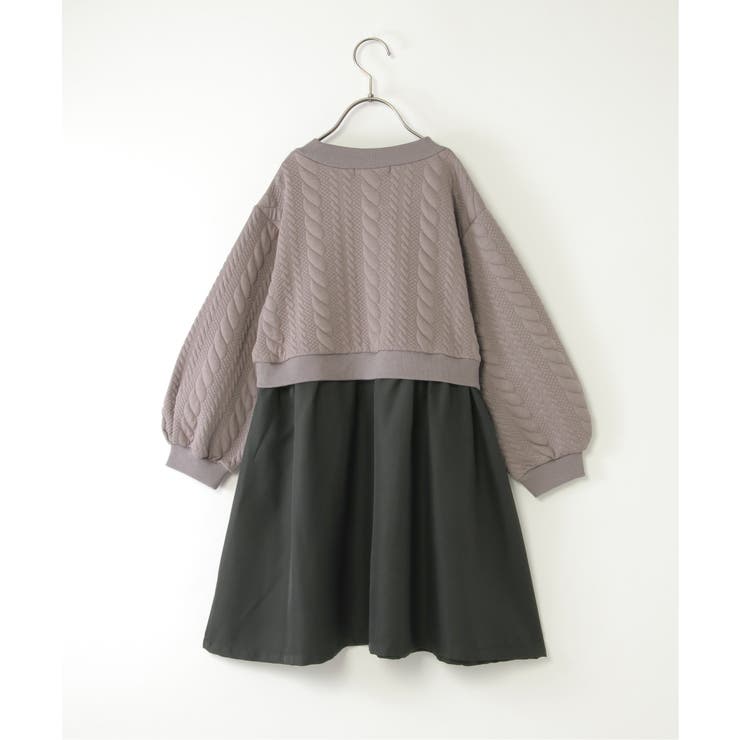 フクレジャカードドッキングスカートワンピース（120~160cm） | ikka  | 詳細画像2 