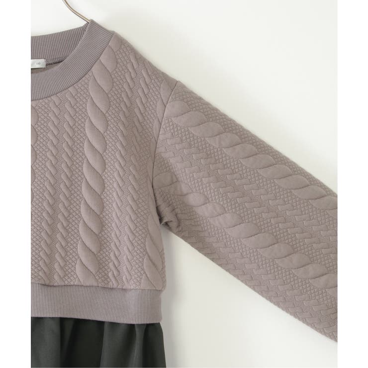 フクレジャカードドッキングスカートワンピース（120~160cm） | ikka  | 詳細画像3 