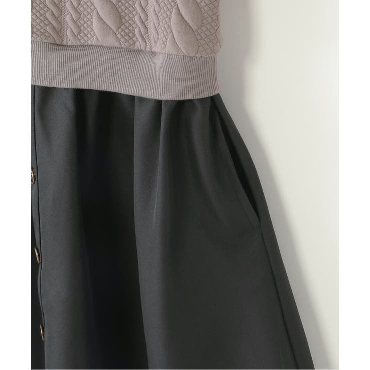 フクレジャカードドッキングスカートワンピース（120~160cm） | ikka  | 詳細画像7 