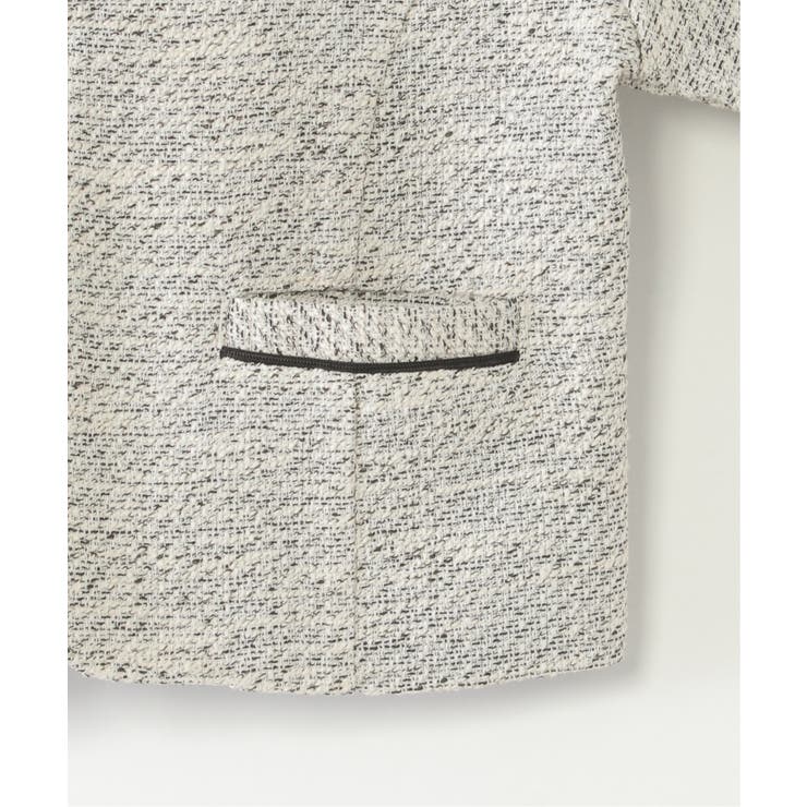 【親子コーデ】ツイード風ジャケットワンピースセット（120~150cm） | ikka  | 詳細画像16 