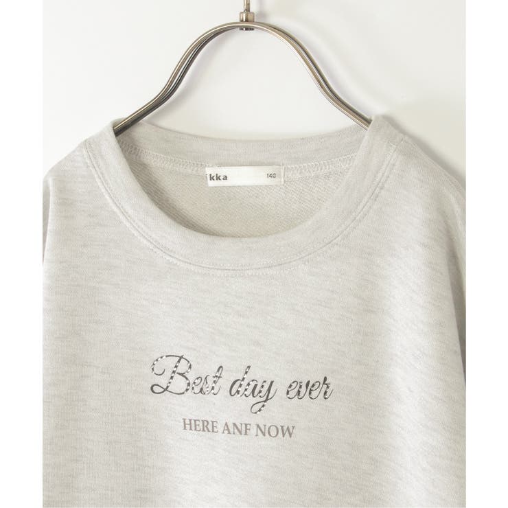 【親子コーデ】ラメ混ドルマンプリーツスカートワンピース（120~160cm） | ikka  | 詳細画像12 