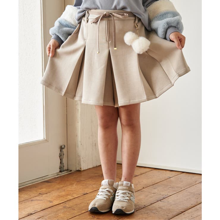 ポンポン付きダンボールキュロット（120~160cm） | ikka  | 詳細画像3 