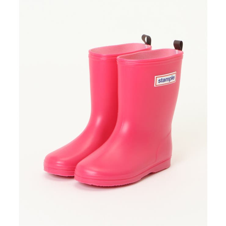 レッド | 【WEB限定】 スタンプル レインブーツ | ikka 