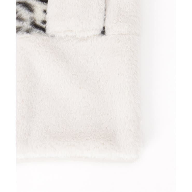 フェイクファー切り替え差し込みマフラー | ikka  | 詳細画像6 