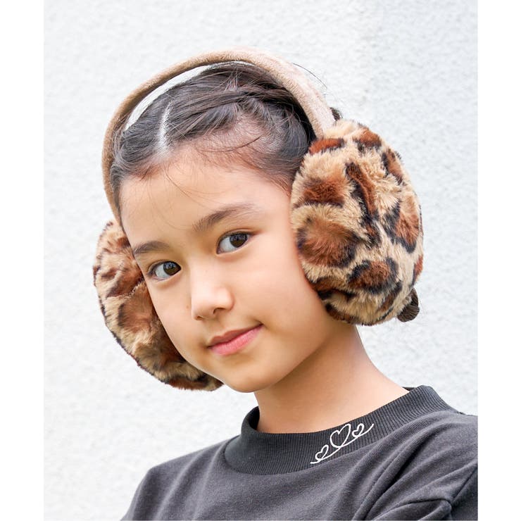 マスタード | KIDSファーイヤマフ | ikka 