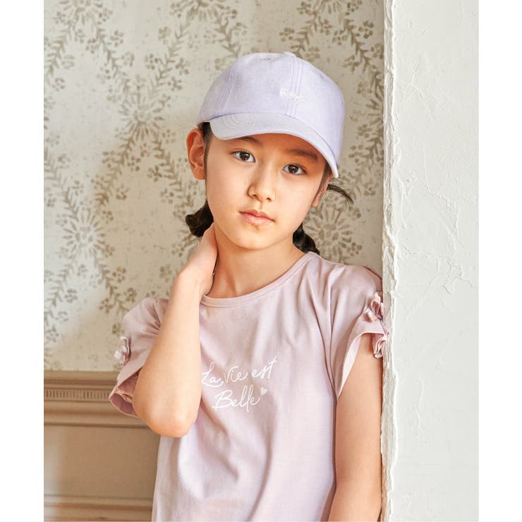 シャンブレー後ろ花リボンキャップ | ikka  | 詳細画像12 