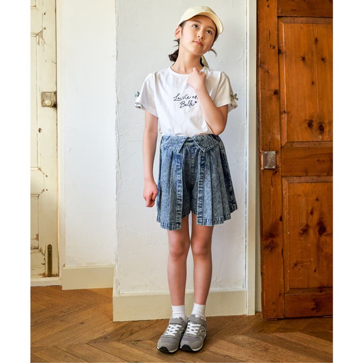 シャンブレー後ろ花リボンキャップ | ikka  | 詳細画像5 