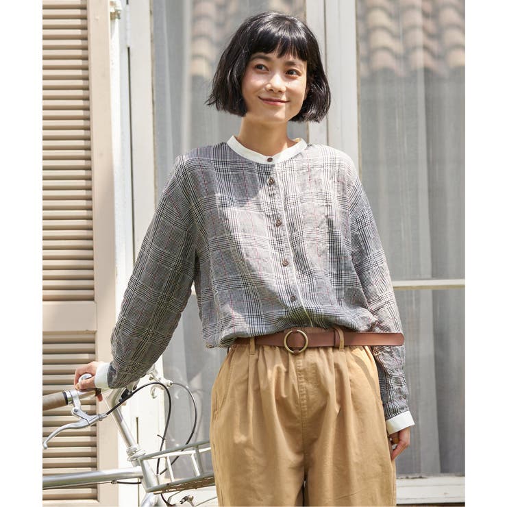 グレー | クレリックパイピングシャツ | Lbc with Life