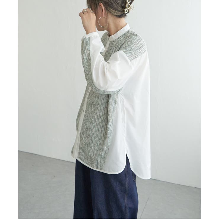 異素材切り替えシャツ | Lbc with Life | 詳細画像28 