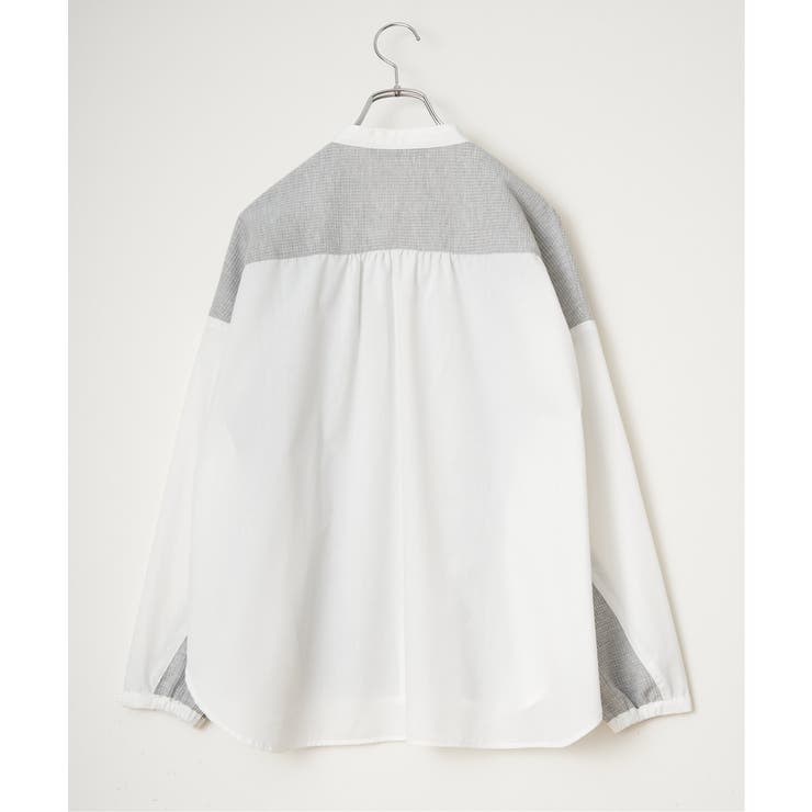 異素材切り替えシャツ | Lbc with Life | 詳細画像30 