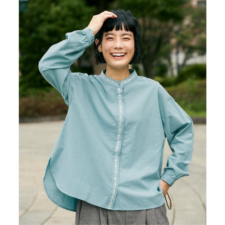 エクリュ エンブロイダリーシャツ | Lbc with Life | 詳細画像12 