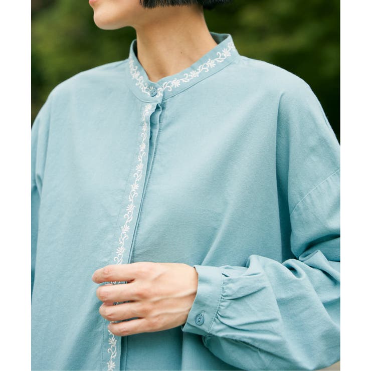 エクリュ エンブロイダリーシャツ | Lbc with Life | 詳細画像14 