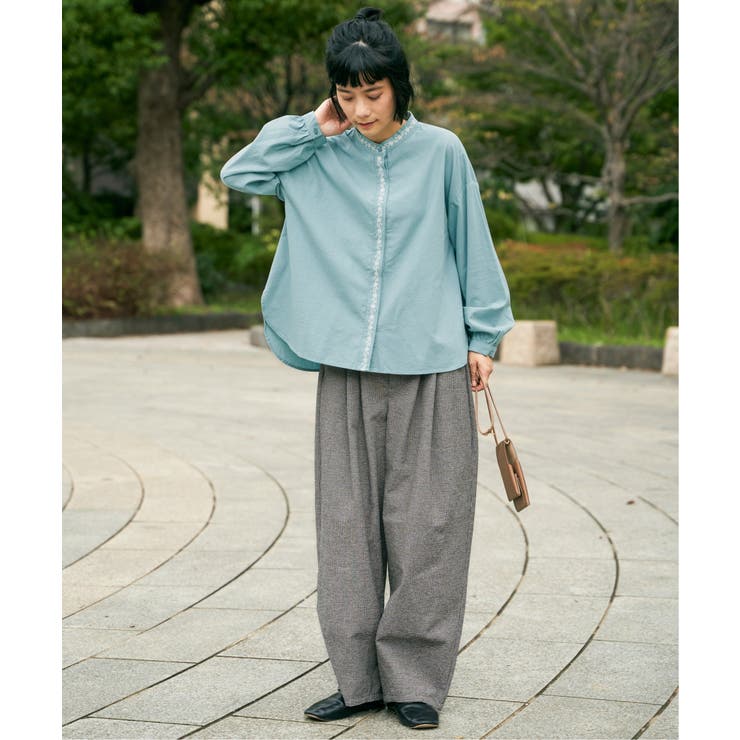 エクリュ エンブロイダリーシャツ | Lbc with Life | 詳細画像17 